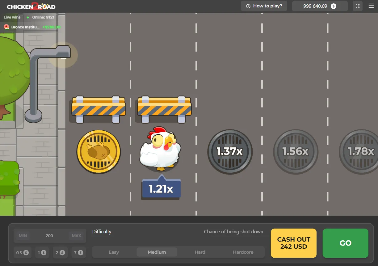 Chicken Road 2 — скриншот игры 3: момент победы и выигрыш